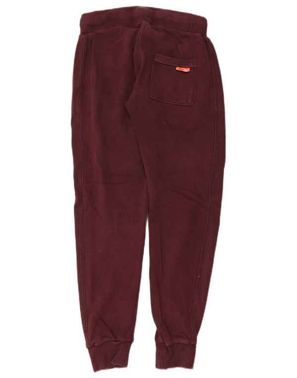 Superdry Pantalon de survêtement coupe slim pour femme UK 6 XS Bordeaux