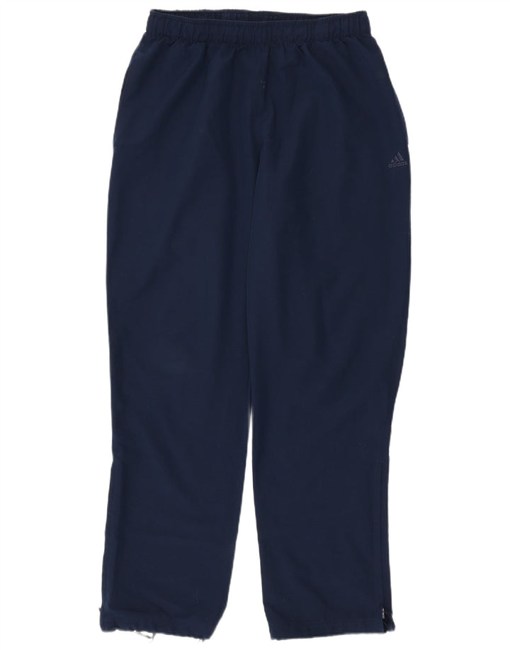 ADIDAS Pantalon de survêtement Climalite pour hommes, grand, bleu marine, polyester