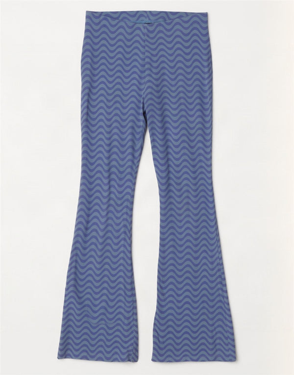 Marks & Spencer Leggings Flare Fille 13-14 ans Bleu Chevron Coton