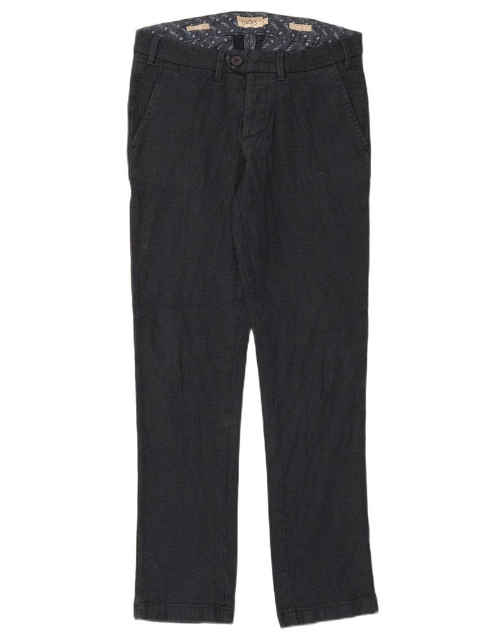Dack's Pantalon Chino Slim Homme IT 48 Medium W32 L32 Coton Noir