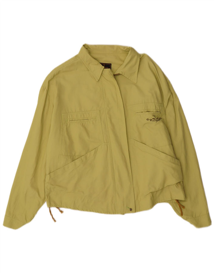 Trussardi Jeans Blouson Bomber Oversize IT 44 Femme Vert Moyen Polyamide