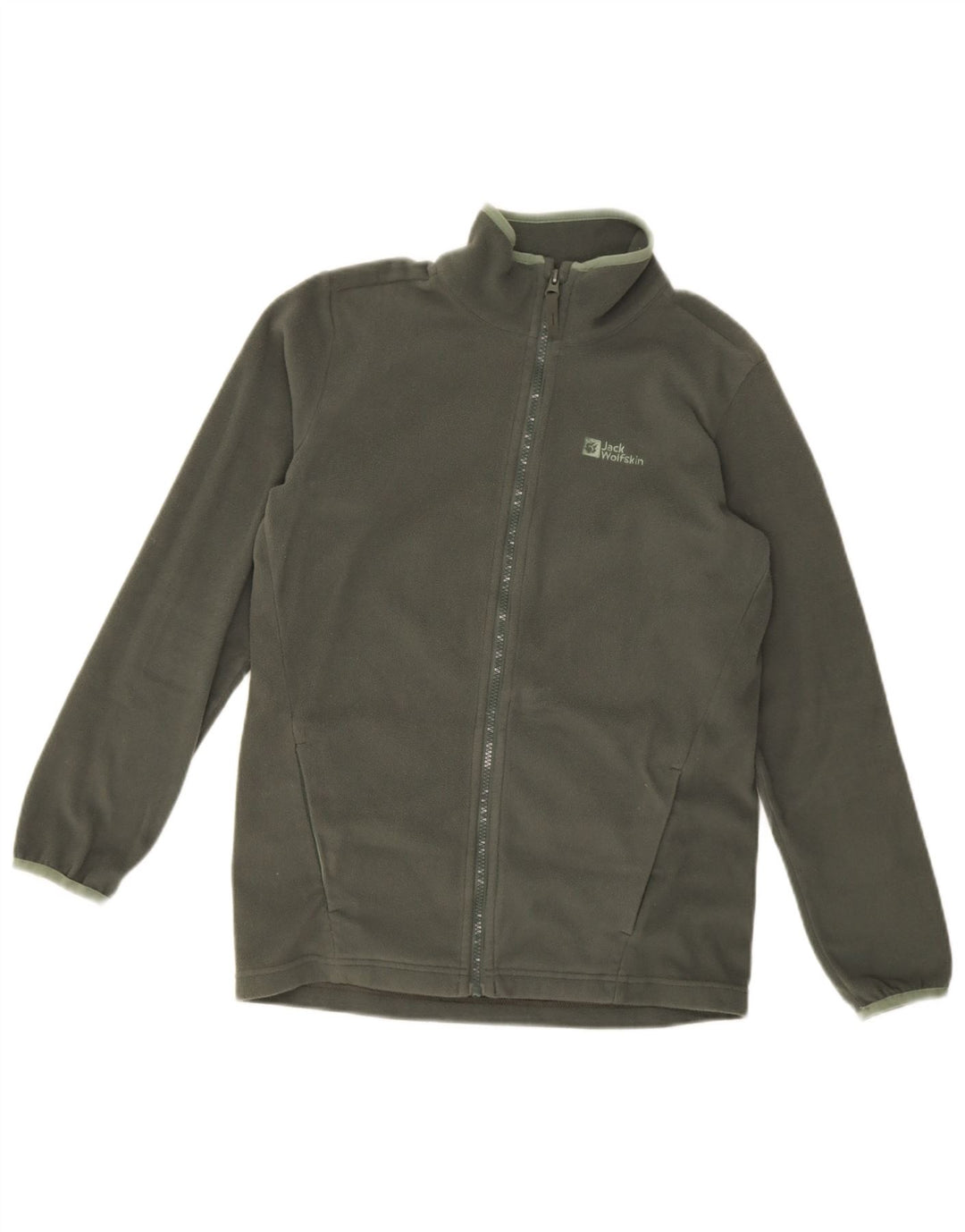 Jack Wolfskin Veste Polaire Fille 13-14 ans Large Kaki Polyester