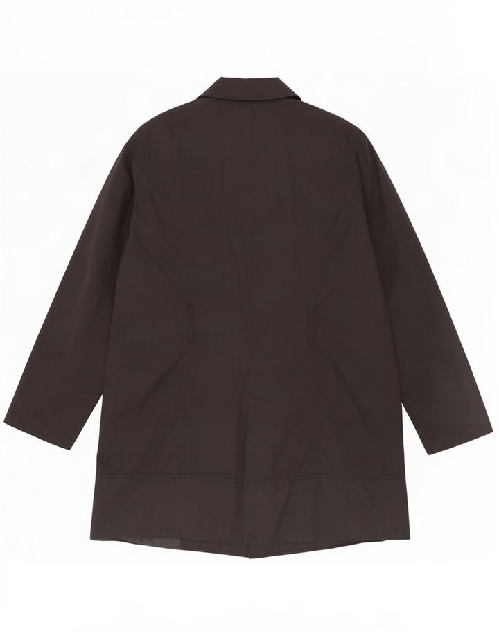 Pardessus ouvert pour femme Zara UK 16 Large Noir Polyester