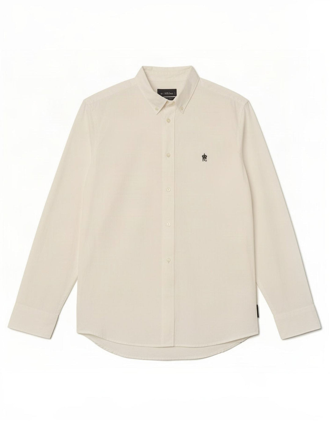 French Connection Chemise Homme Large Blanc Coton