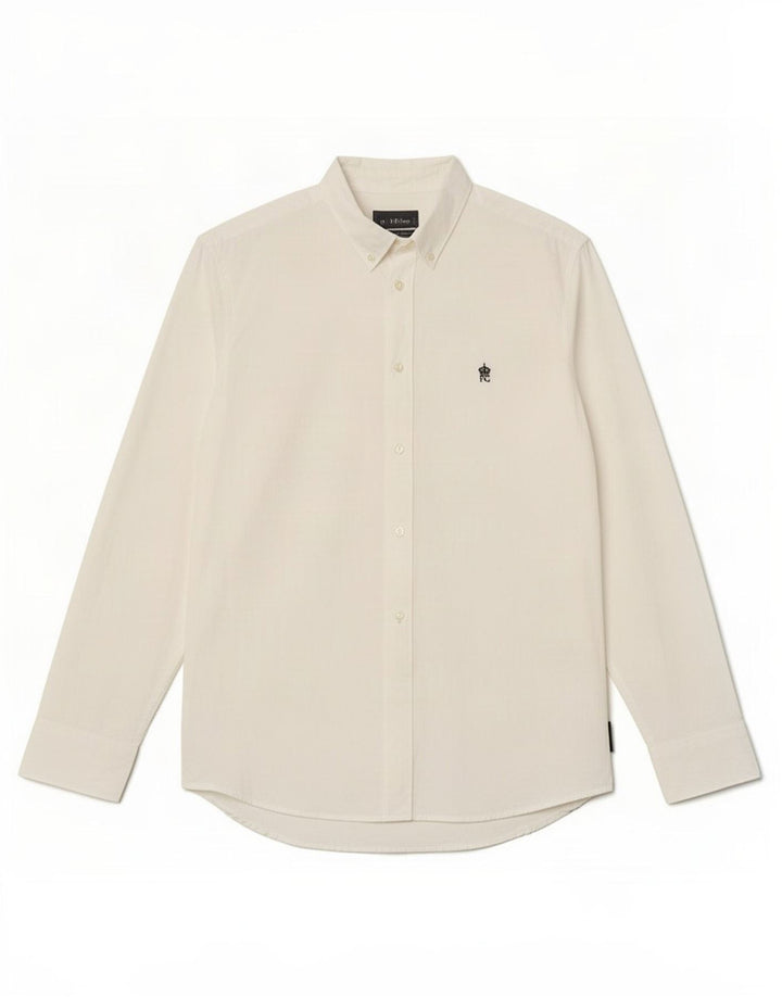 French Connection Chemise Homme Large Blanc Coton