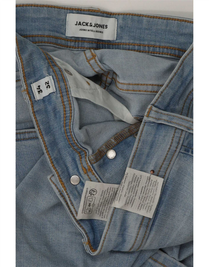 Jack & Jones Jean Slim Homme W34 L32 Bleu Coton