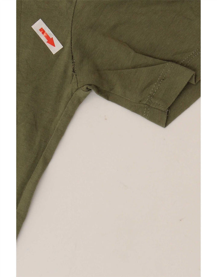 Zara T-Shirt Homme Kaki Moyen