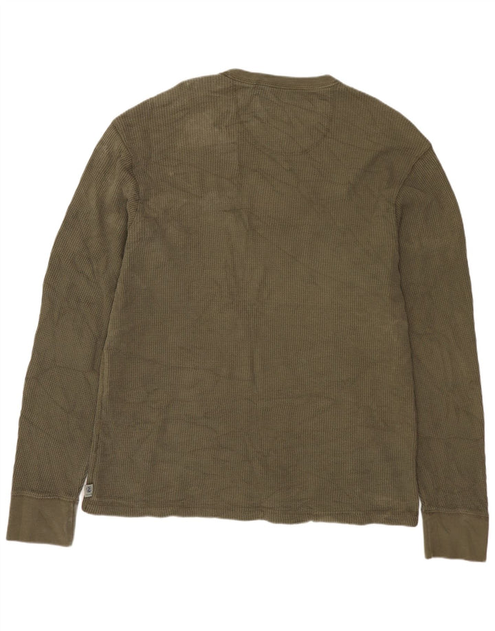 IZOD Haut Homme Manches Longues Grand Kaki