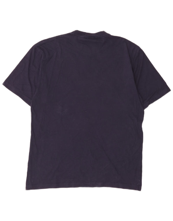 Fila Homme Graphic T-Shirt Top XL Bleu Marine Coton