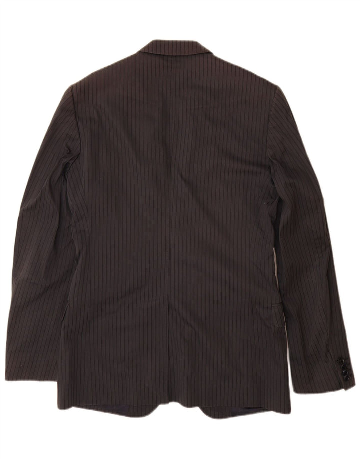 Dolce & Gabbana Veste Blazer Homme IT 48 Bleu Marine Moyen à Fines Rayures