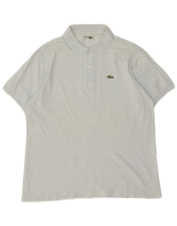 Lacoste Polo Homme Taille 6 XL Bleu Moucheté Coton