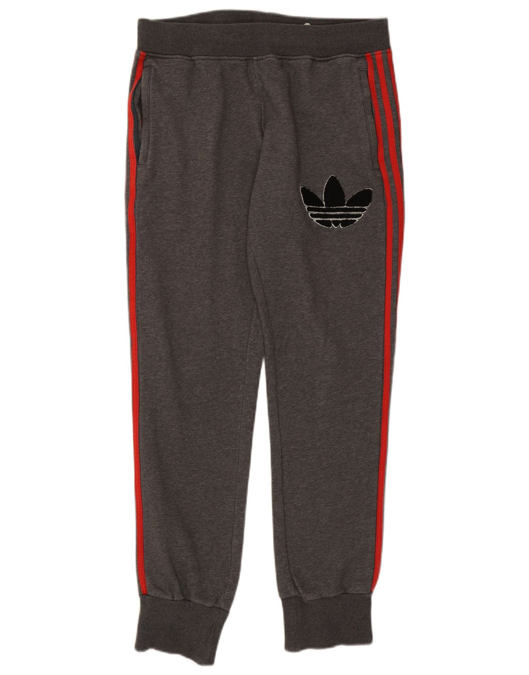 ADIDAS Pantalon de Survêtement Graphique Joggers Homme Gris Moyen Coton