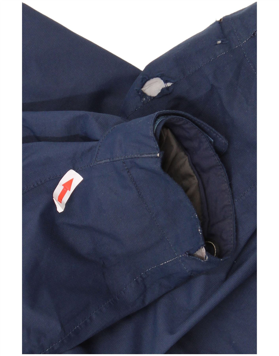 THE NORTH FACE Veste de pluie à capuche pour homme UK 40 Large Bleu Marine Polyester