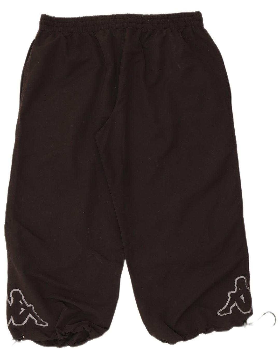 KAPPA Pantalon de Survêtement Capri Graphique Homme Noir Moyen Polyester