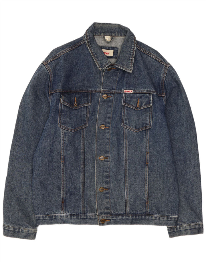 Jeaxxs Veste en Jean Homme UK 38/40 Bleu Moyen Coton