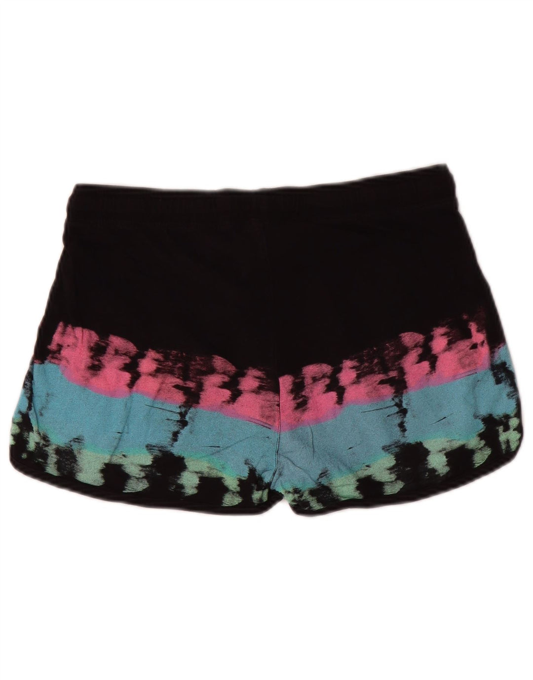 CHAMPION Short de Sport Fille 15-16 Ans 2XL Noir Tie Dye Coton