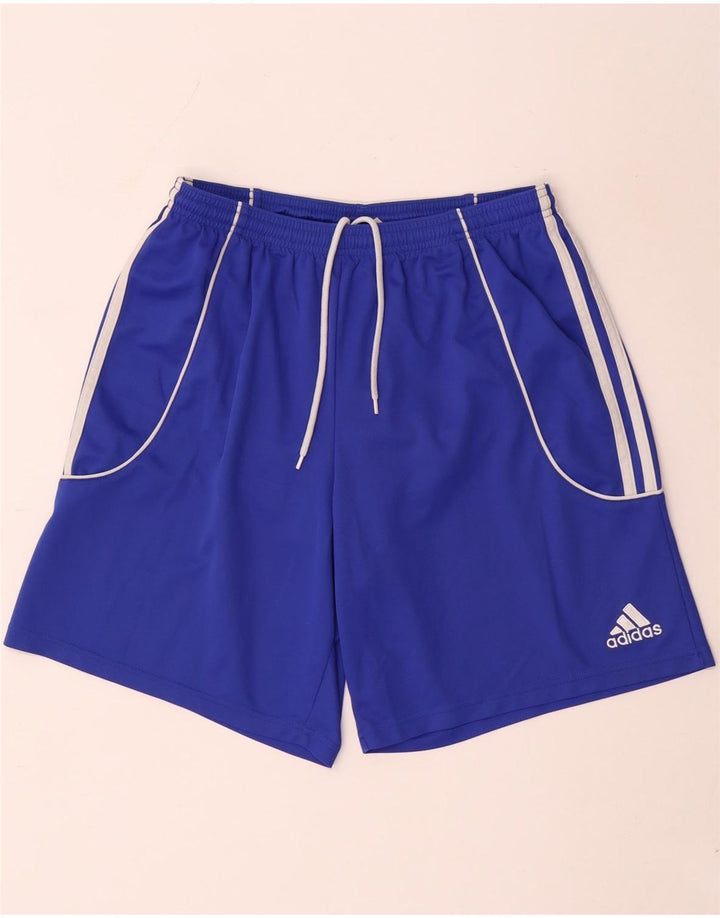 Adidas Hommes Climalite Sport Shorts Grand Bleu Polyester