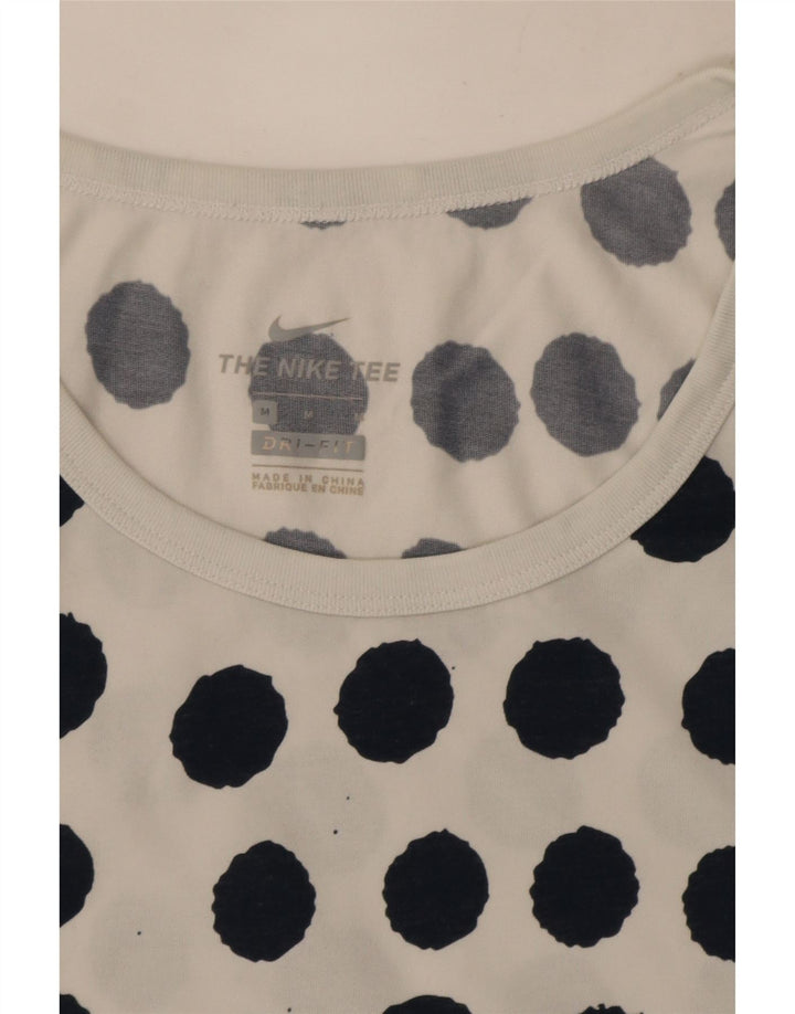 Nike Hommes Dri Fit Débardeur Moyen Blanc À Pois