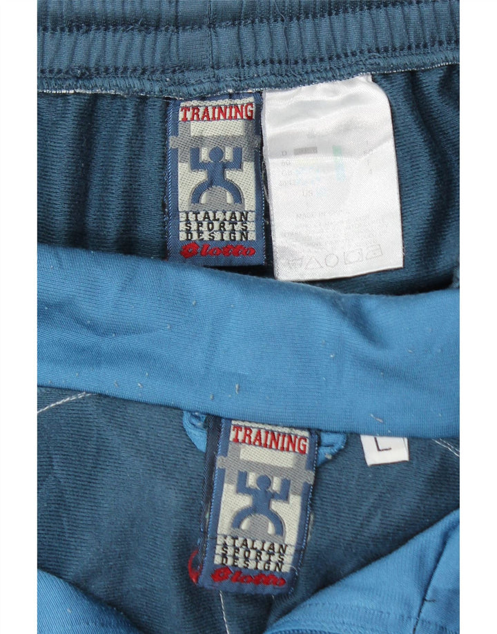 Lotto Survêtement complet pour homme Large Bleu Colorblock Polyester