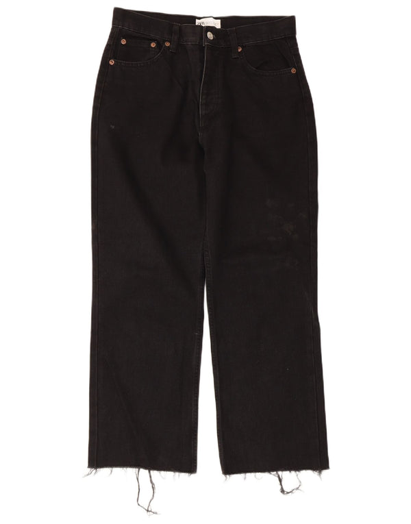 Zara Jean court pour femme EU 38 Small W28 L25 Coton noir