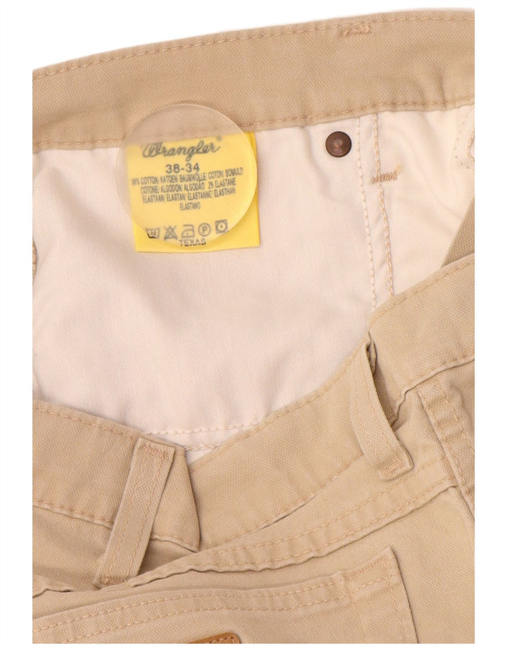 WRANGLER Pantalon décontracté Texas pour homme W38 L32 Beige Coton