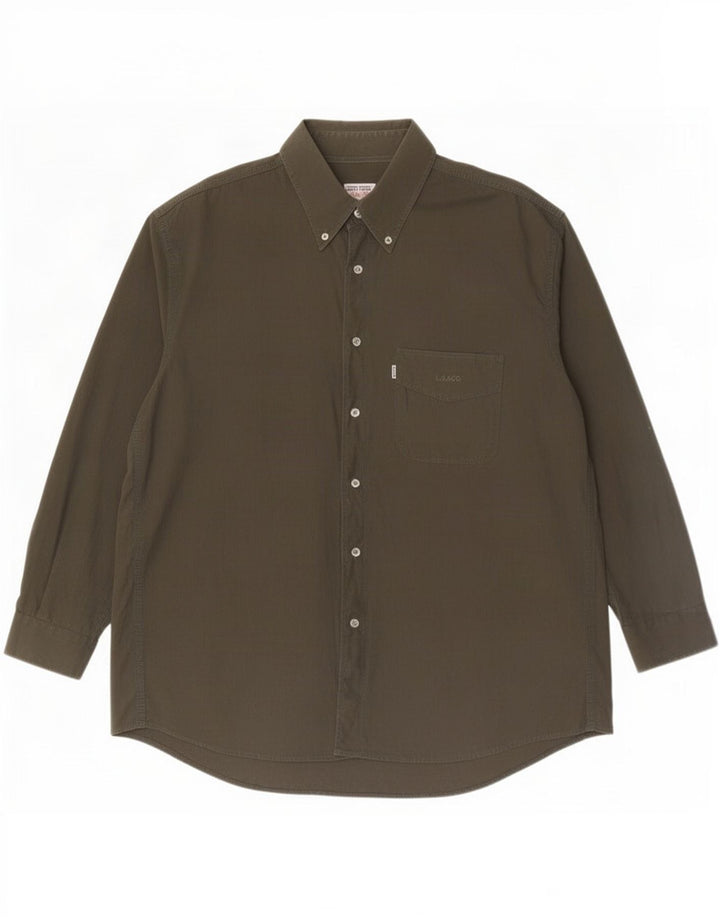 Levi's Chemise XL Kaki Coton Homme