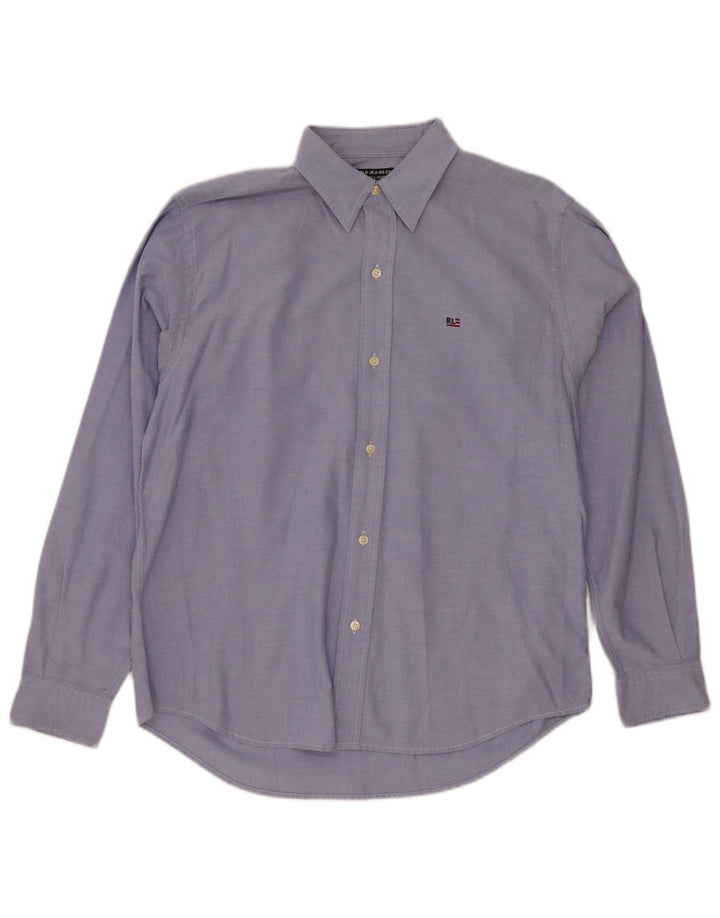 Ralph Lauren Chemise Homme Bleu Moyen Coton Classique
