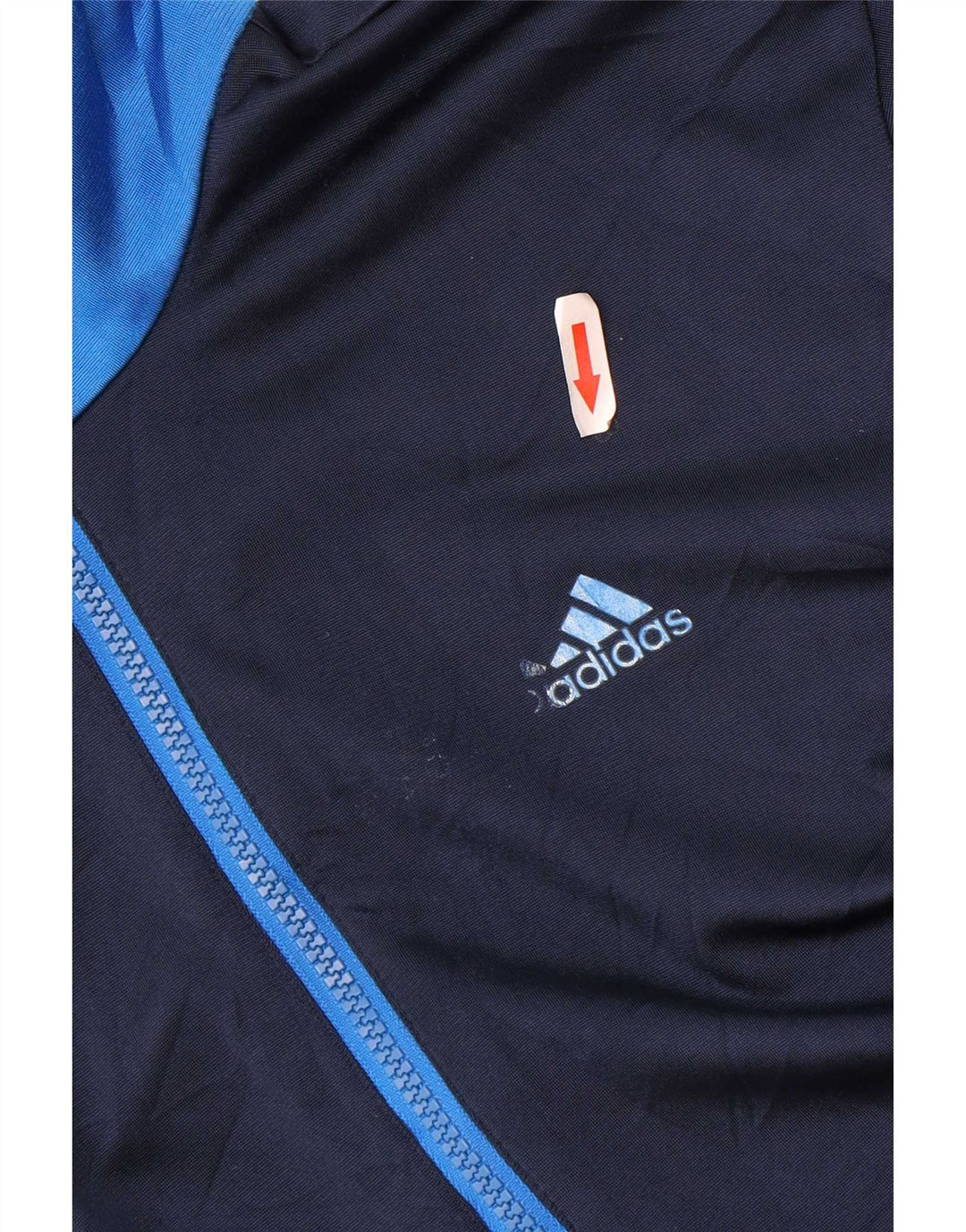 Adidas Veste de survêtement pour homme UK 38/40 Bleu marine moyen Polyester