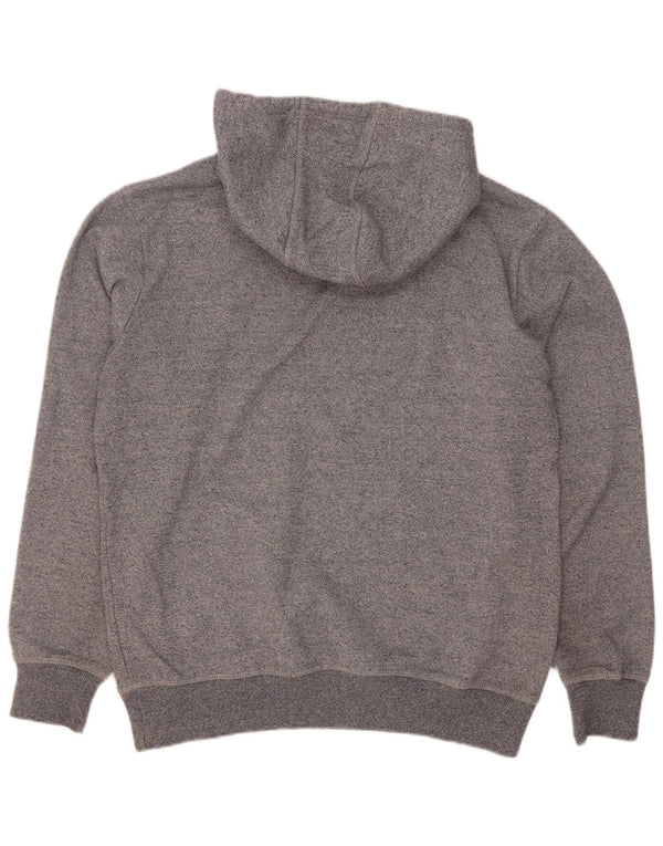 Ellesse Pull à capuche graphique en coton moucheté gris moyen homme