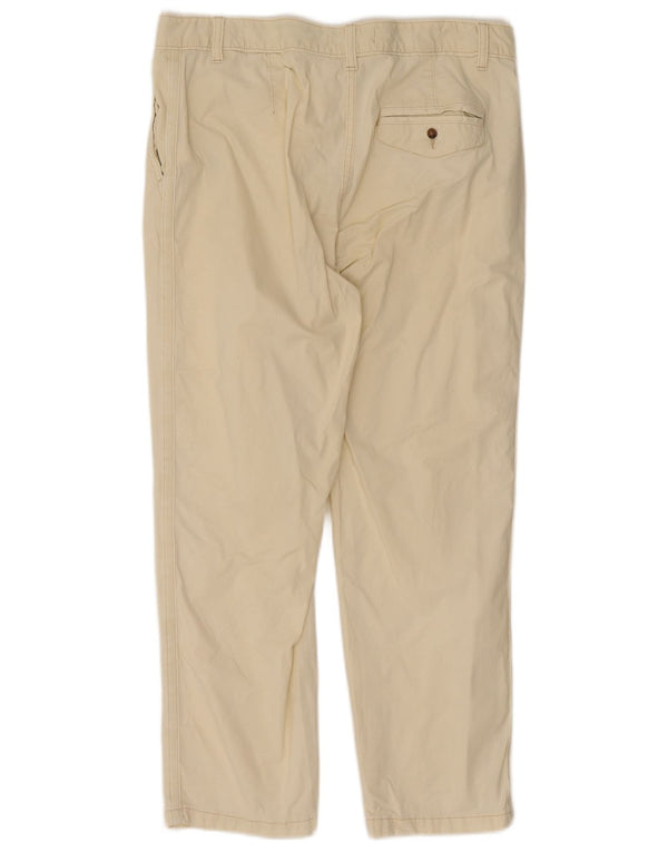 Marks & Spencer Pantalon court pour femme UK 14 Large W32 L25 Blanc cassé
