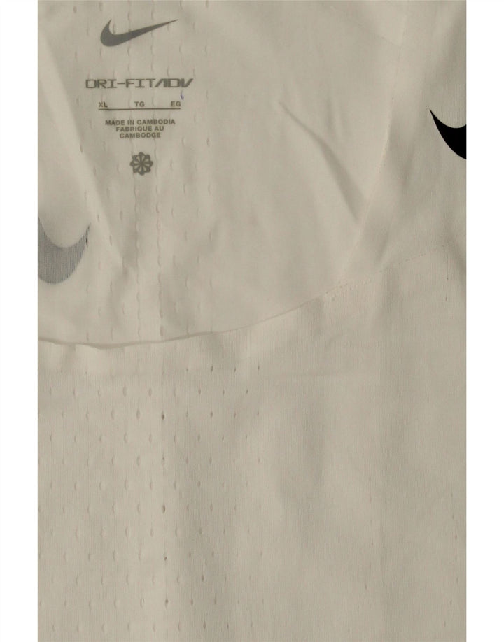 NIKE Womens Dri Fit Vest Top UK 18 XL White Polyester Vintage Nike and Second-Hand Nike from Messina Hembry 