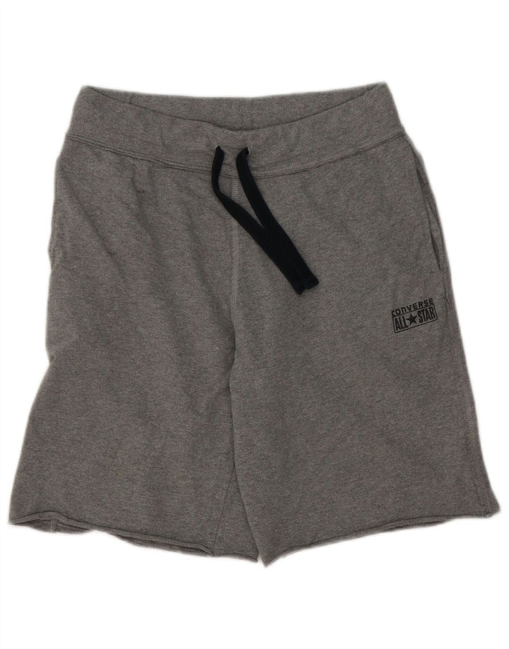 Converse Short de sport homme petit gris coton