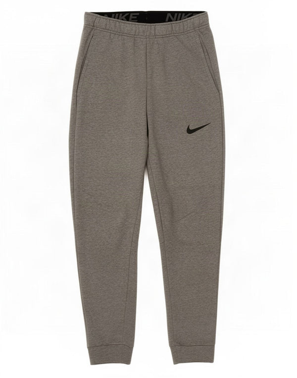 Nike Pantalon de survêtement Dri Fit Standard pour homme en coton gris Taille S