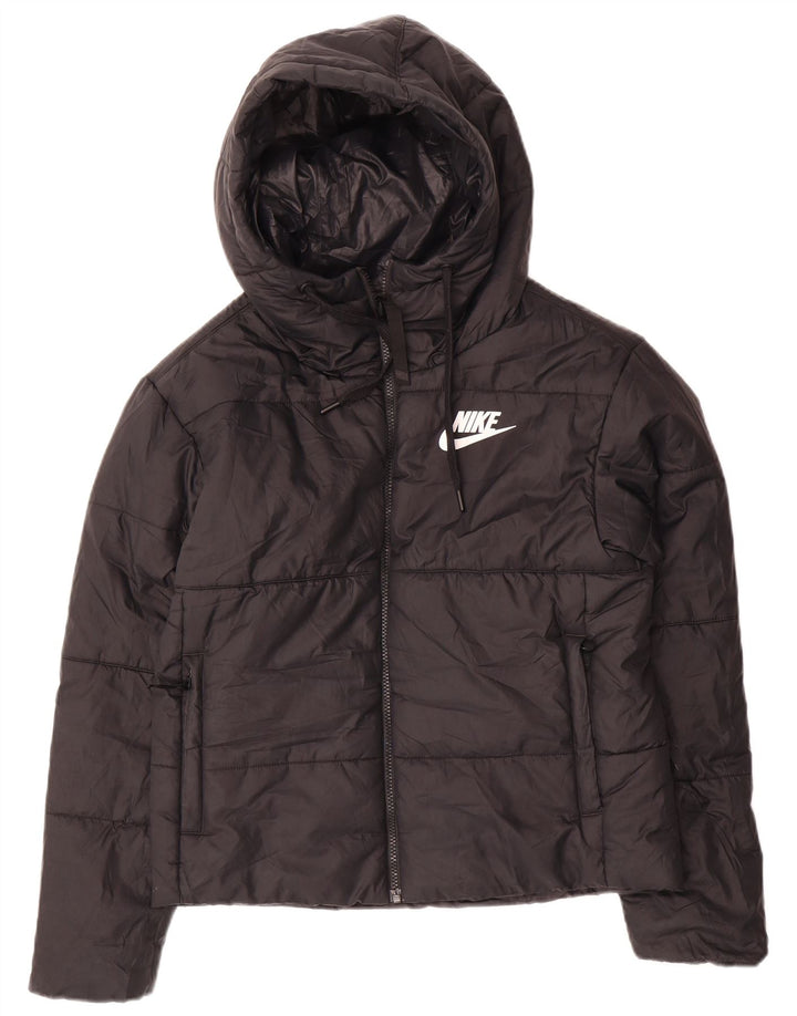 Nike Veste matelassée réversible à capuche pour femme UK 10 Small Noir