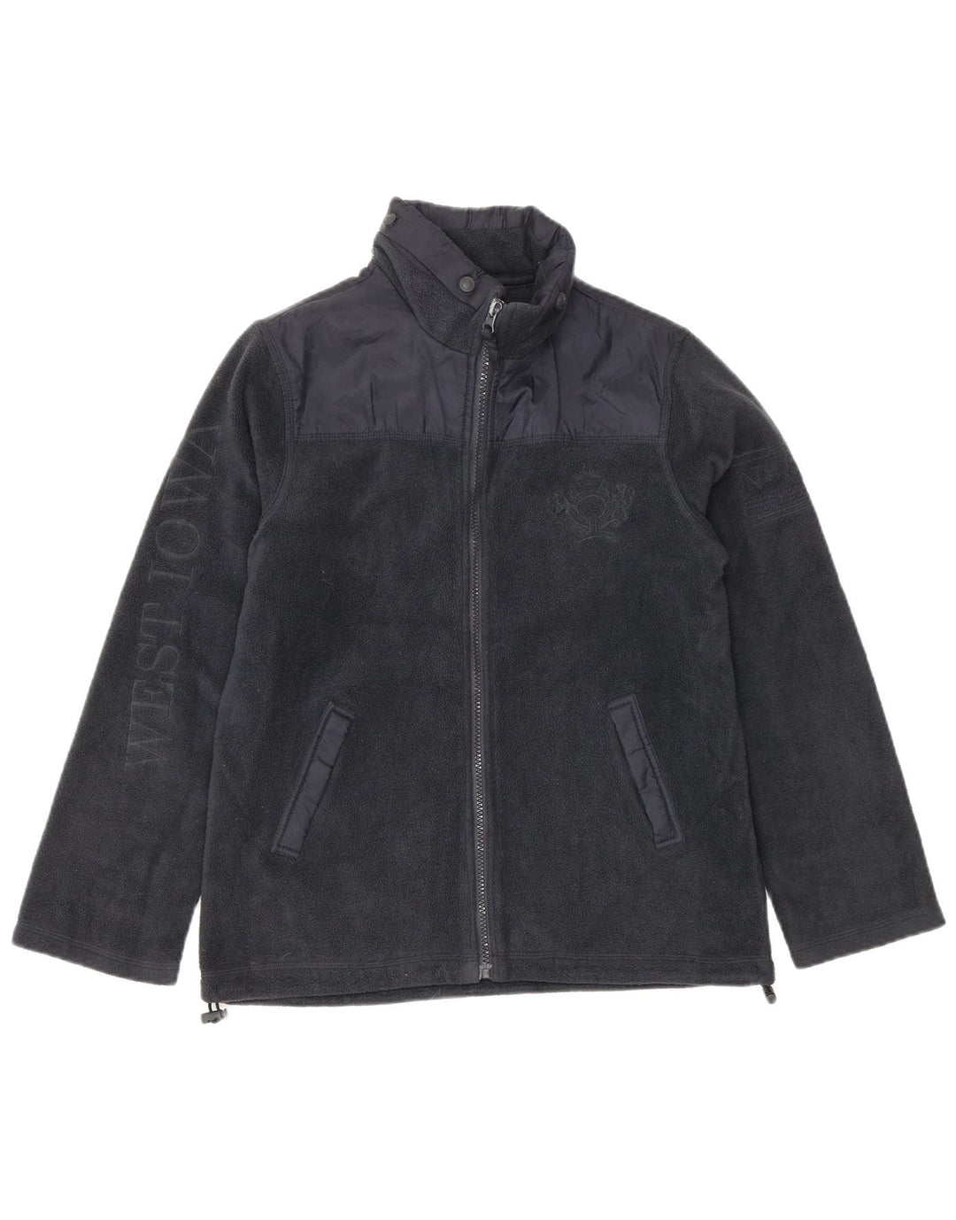 MASSIMO DUTTI Veste Polaire Graphique Garçon 11-12 ans Bleu Marine Polyester