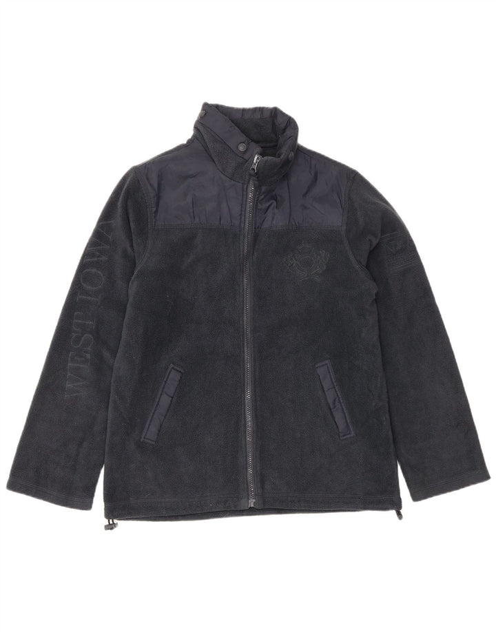 MASSIMO DUTTI Veste Polaire Graphique Garçon 11-12 ans Bleu Marine Polyester