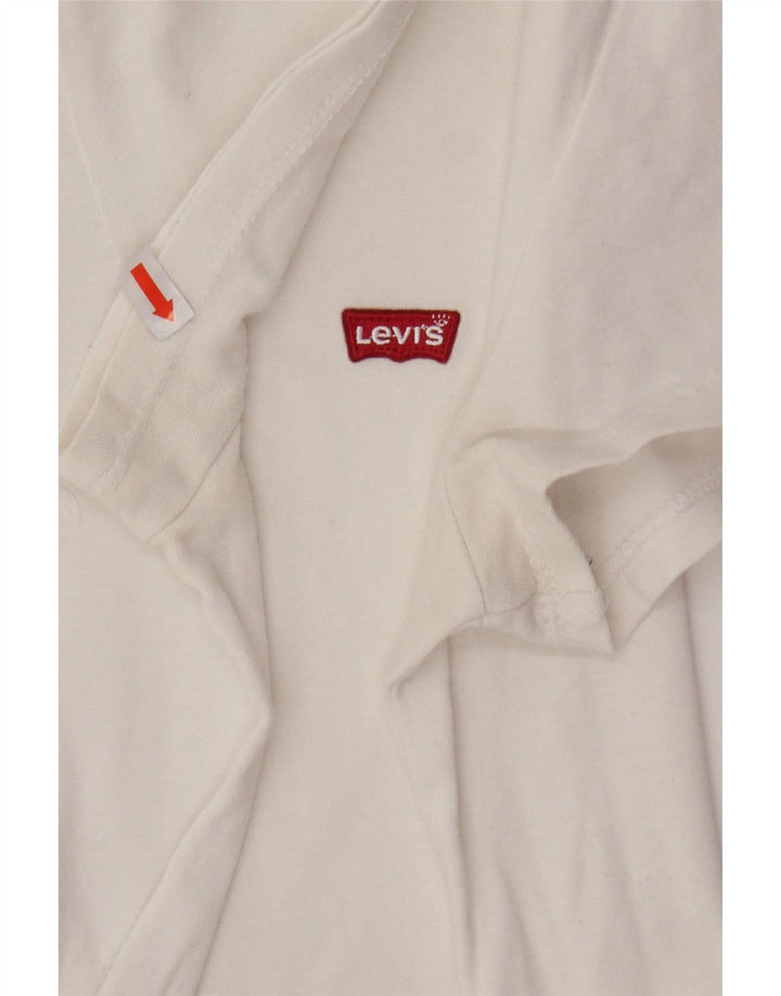LEVI'S Girls T-Shirt Top 13-14 Years Large White