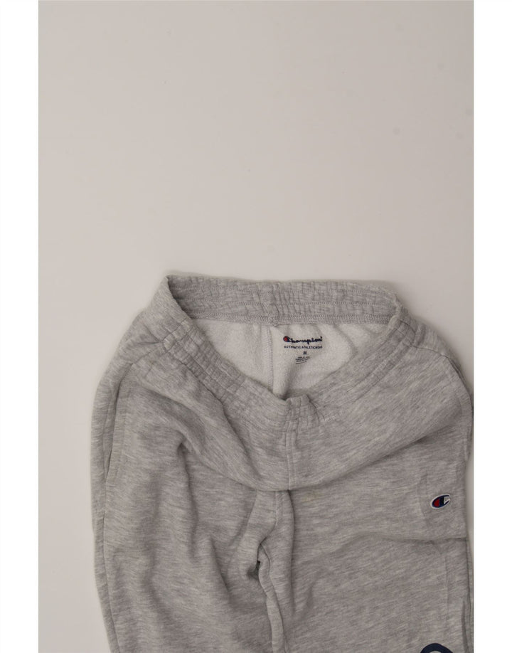 CHAMPION Boys Graphic Tracksuit Trousers Joggers 9-10 Years Medium Grey Vintage Champion and Second-Hand Champion from Messina Hembry 