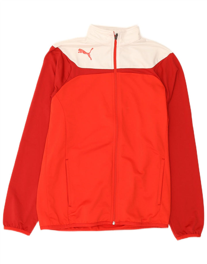 Puma Veste de Survêtement Graphique Garçon 15-16 ans Rouge Colorblock