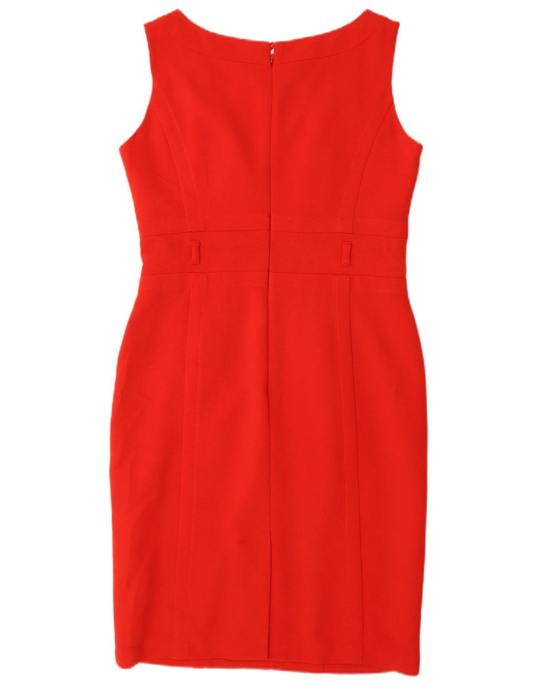 Marks & Spencer Robe fourreau sans manches pour femme UK 12 Polyester rouge moyen
