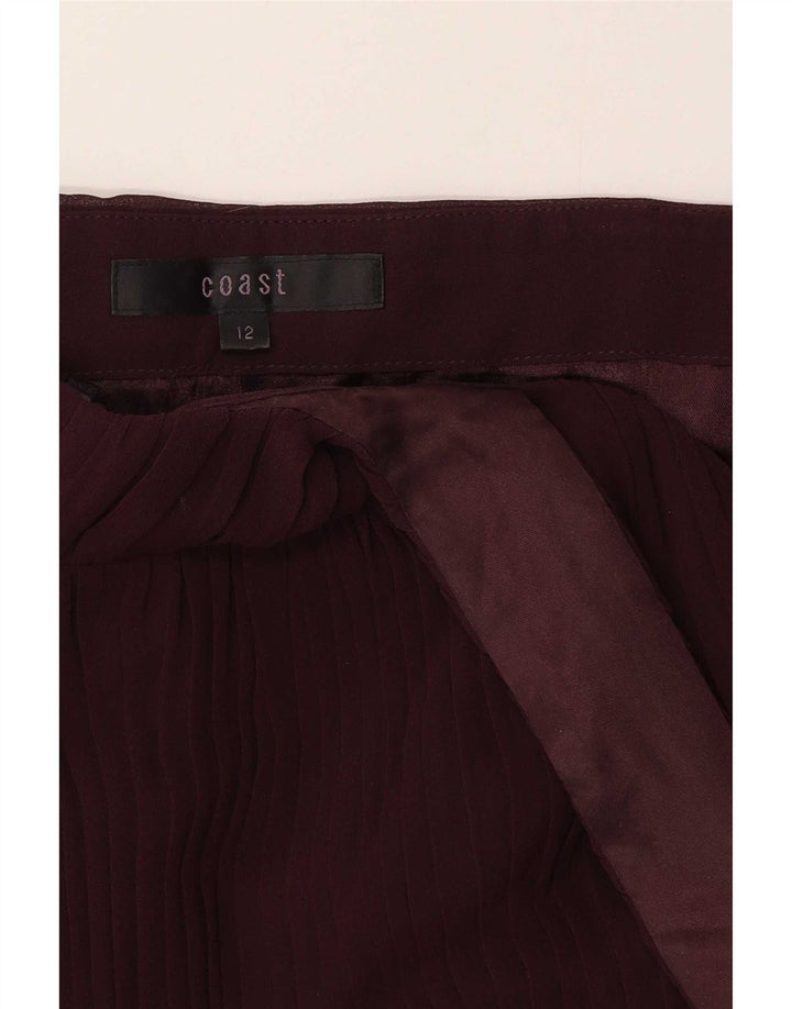 Coast Robe Maxi Halter pour Femme UK 12 Polyester Bordeaux Moyen