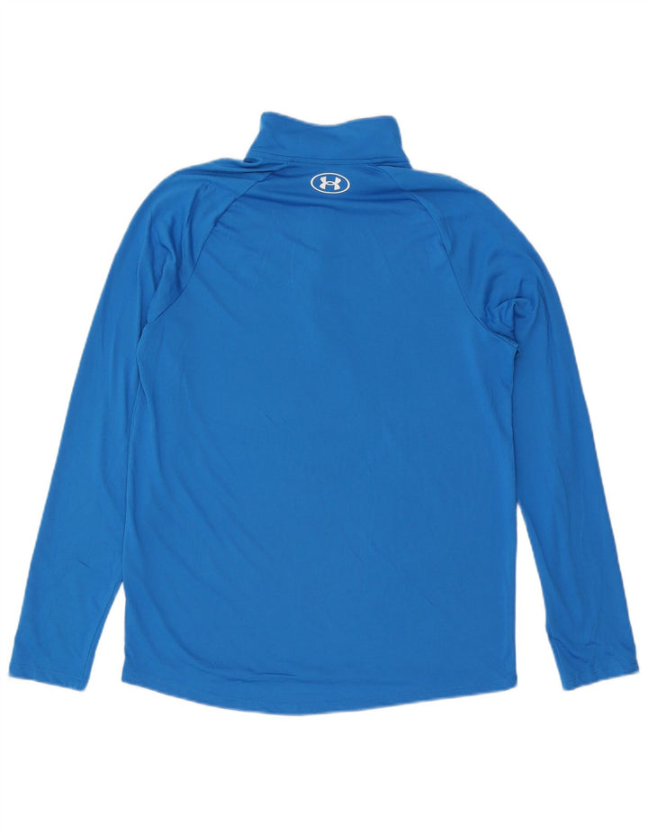 Under Armour Haut de Survêtement Zip Neck Pullover Homme Bleu Moyen