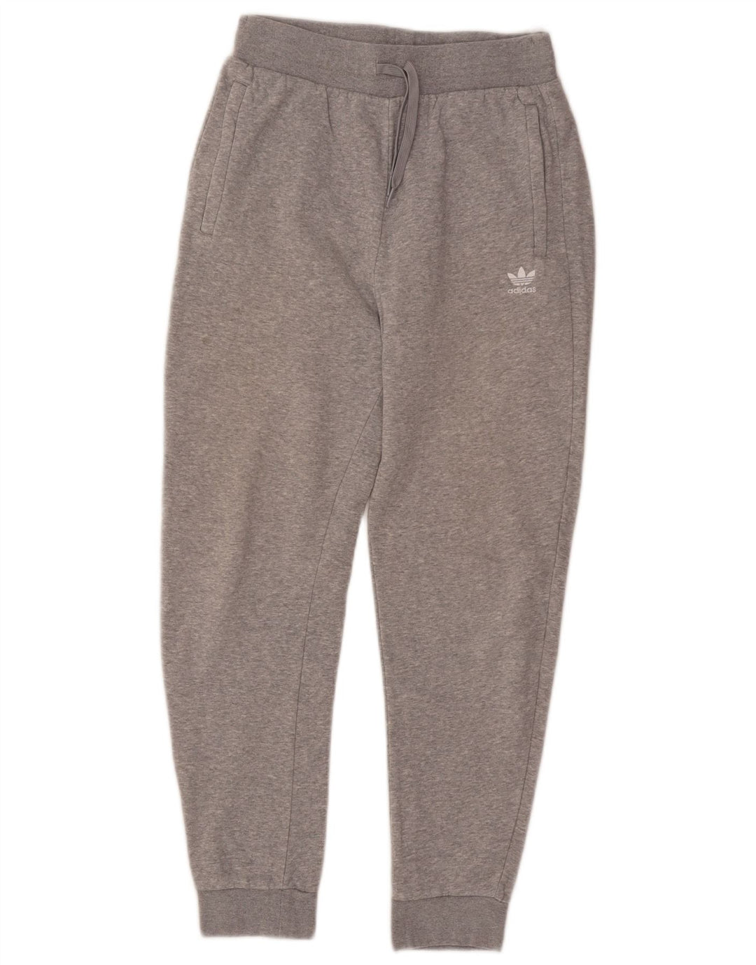 Adidas Pantalon de survêtement pour femme Joggers UK 12 Gris moyen Coton