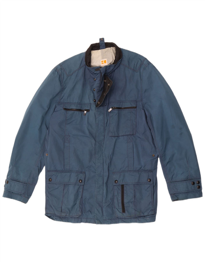 Hugo Boss Veste Utility Homme EU 54 2XL Bleu Polyamide