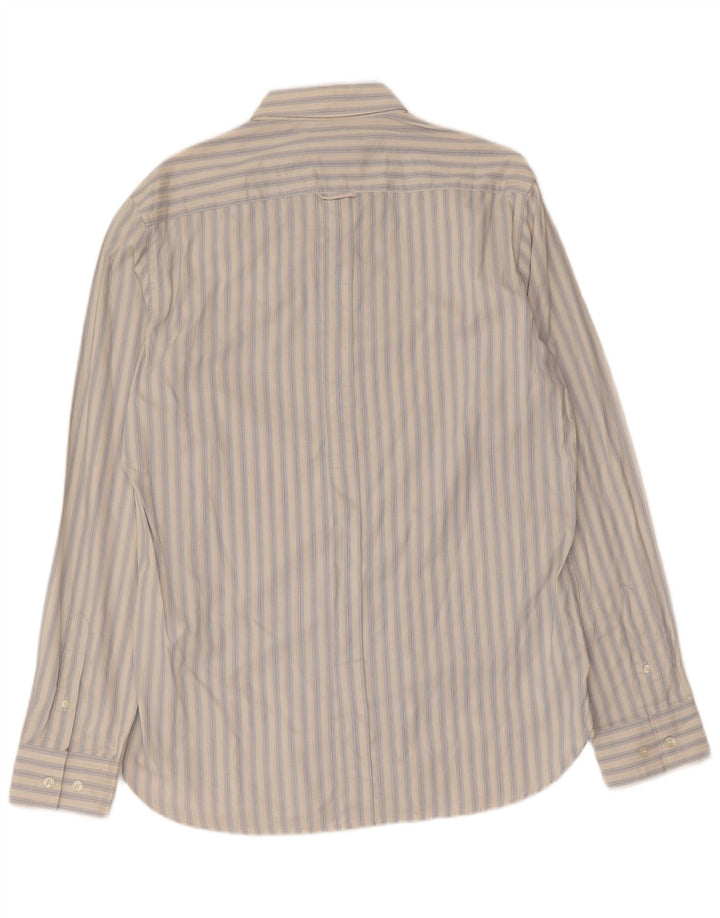 French Connection Chemise Homme Coton Rayé Blanc Moyen