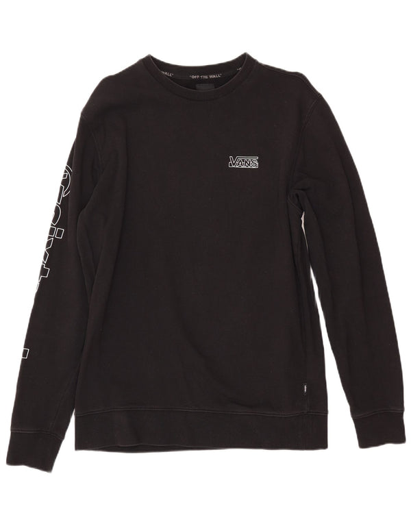 VANS Sweat-shirt graphique pour homme en coton noir moyen