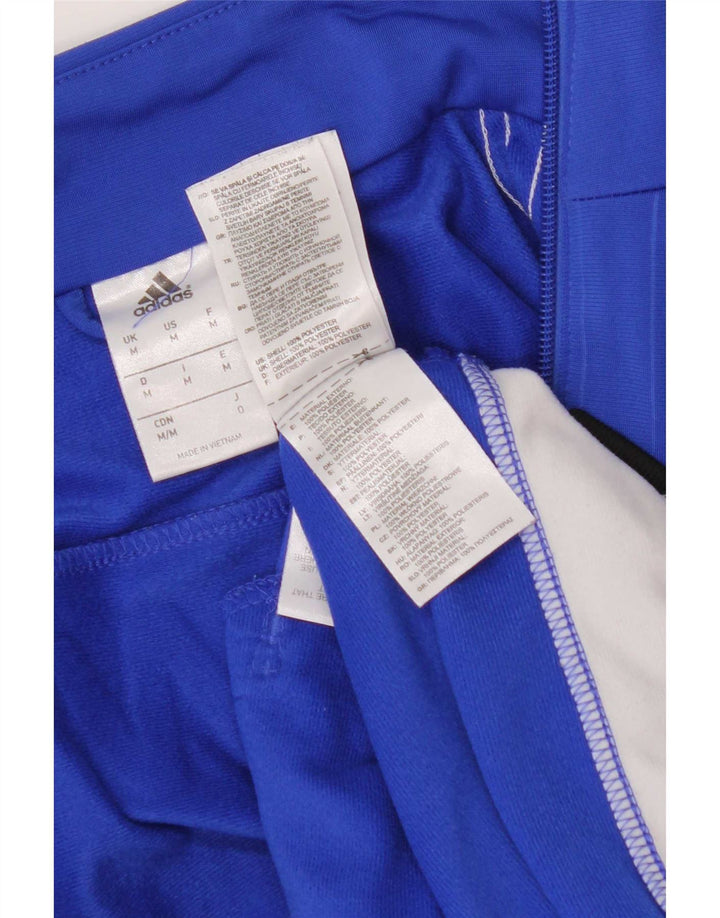 Adidas Veste de Survêtement Graphique Homme Bleu Moyen Polyester Colorblock