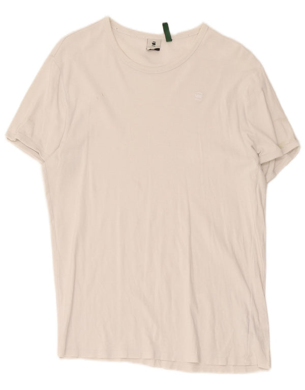 G-Star T-Shirt Homme Top 2XL Coton Blanc