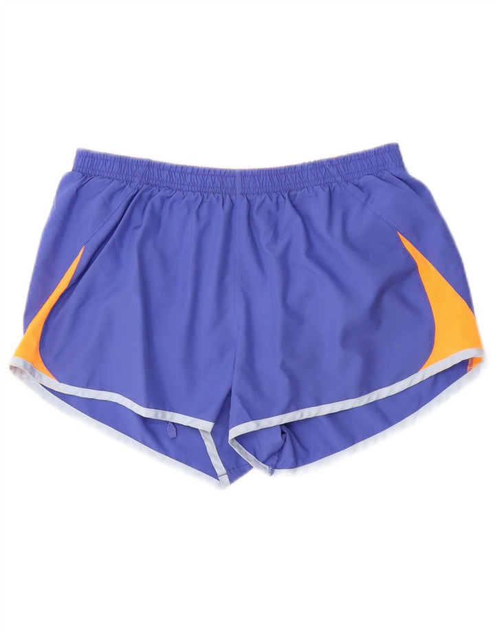 Short de sport Nike pour femme UK 14 Polyester color block bleu moyen