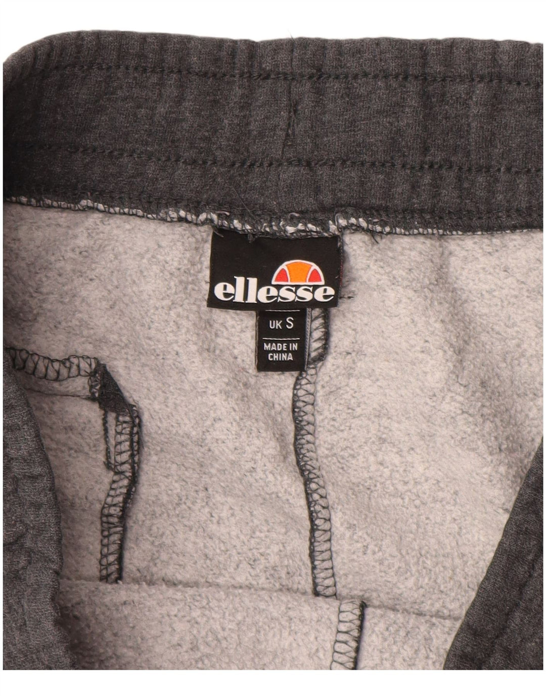 ELLESSE Short de Sport Graphique Homme Petit Gris Coton